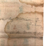 Wonderful 1858 Naive House Drawing, Signed