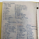 Larry Jones' Physiology Notebook with Cover Drawing and Diagrams