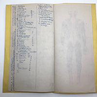 Larry Jones' Physiology Notebook with Cover Drawing and Diagrams