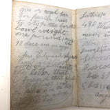1853 Diary with Many Years of Varied Entries