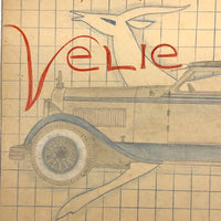 SOLD 1929 Velie, from J.T. Garvin's "Wildfire" Portfolio, 1969-70