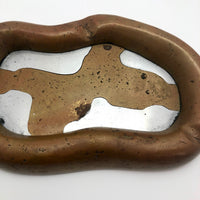 Trench-y Heavy Handmade Brass and Aluminum Ashtray