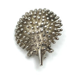 Mexican Sterling Silver Porcupine / Hedgehog Pin