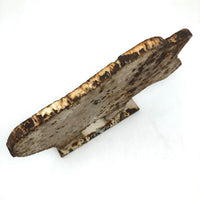 Old Cast Iron Shooting Target Boar with Great Rusty Surface