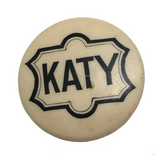 Katy Railroad Vintage Pinback Button