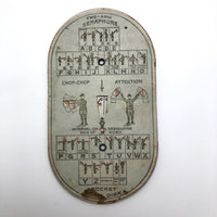 Boy Scouts 1914 Semaphore and Morse Code Pocket Signal Disk