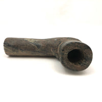 SOLD Stunning Stone Carved Pipe with Wrapped Hand, Presumed Wabanaki Native