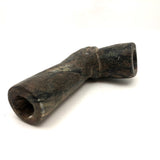 SOLD Stunning Stone Carved Pipe with Wrapped Hand, Presumed Wabanaki Native