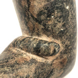 SOLD Stunning Stone Carved Pipe with Wrapped Hand, Presumed Wabanaki Native