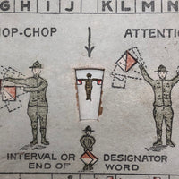Boy Scouts 1914 Semaphore and Morse Code Pocket Signal Disk