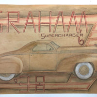 1938 Graham Supercharger, from J.T. Garvin's "Wildfire" Portfolio, 1969-70