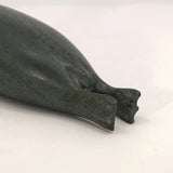 Inuit Dark Green Soapsone Carved Seal or Sea Lion