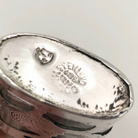 Taxco, Mexico Sterling Silver Overlay Small Perfume Bottle