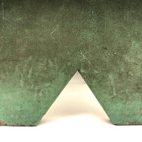 Perfect Old Green Painted Cricket Stool