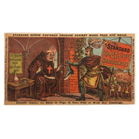 Standard Screw Fastened Boots and Shoes 1881 Trade Card