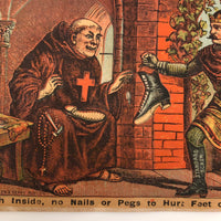 Standard Screw Fastened Boots and Shoes 1881 Trade Card