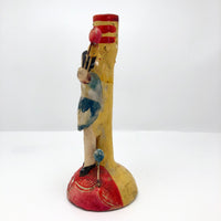 Wonderful Vintage Mexican Folk Art Tree of Life Candlestick