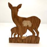 Doe and Fawn Vintage Handmade Key or Tie Holder