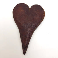 Leather Heart-Shaped Scissors Sheath