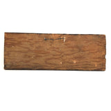 Charming, Curious Black ink on Wood Repeat Drawing of Coal Train and Driver