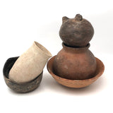 Sculptural Group of Five Pre-Columbian Pots