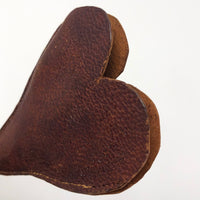 Leather Heart-Shaped Scissors Sheath
