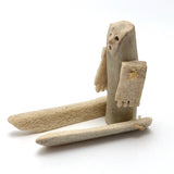 Inuit Small Carved Caribou Antler Doll