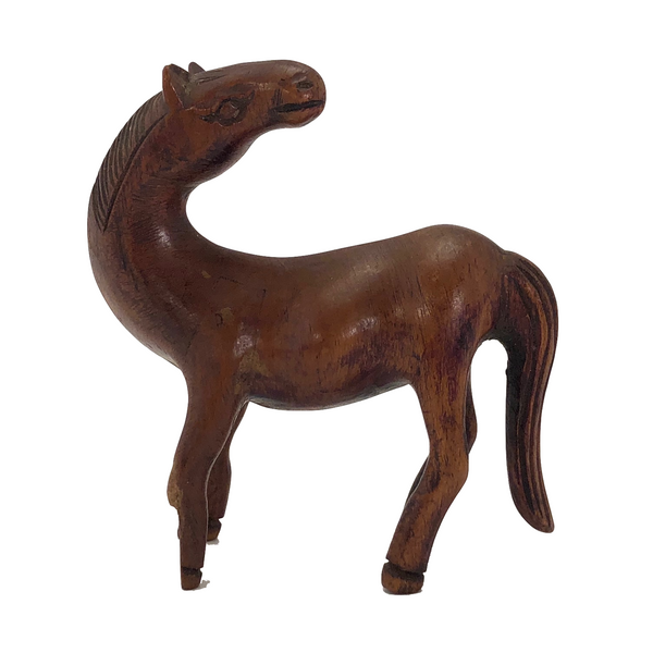 RESCUE: Hand-carved Chinese Wooden Horse