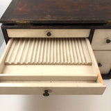 Wonderful Old Wooden Dentist's Traveling Cabinet