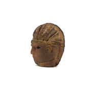 Little Carved Tagua Nut Native American Chief Head