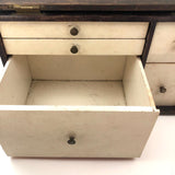 Wonderful Old Wooden Dentist's Traveling Cabinet