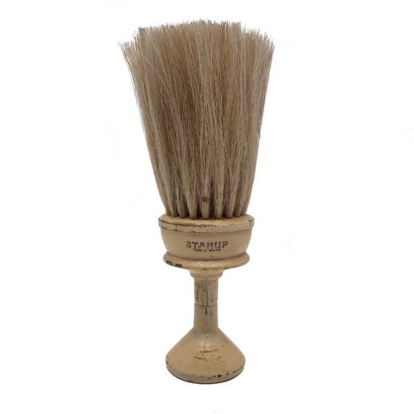 Stanup Vintage Stand Up Horsehair Brush with Painted Wood Handle