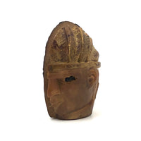 Little Carved Tagua Nut Native American Chief Head