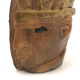 Little Carved Tagua Nut Native American Chief Head