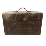 Wonderful Old Wooden Dentist's Traveling Cabinet