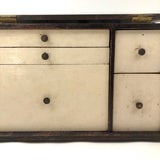 Wonderful Old Wooden Dentist's Traveling Cabinet