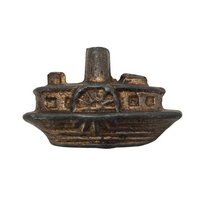 Cast Iron River Boat Paperweight