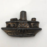 Cast Iron River Boat Paperweight