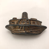 Cast Iron River Boat Paperweight