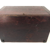 Wonderful Old Wooden Dentist's Traveling Cabinet