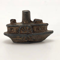 Cast Iron River Boat Paperweight