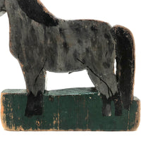 Charming Old Carved and Painted Folk Art Horse