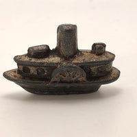 Cast Iron River Boat Paperweight