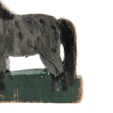 Charming Old Carved and Painted Folk Art Horse