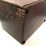 Wonderful Old Wooden Dentist's Traveling Cabinet