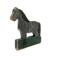 Charming Old Carved and Painted Folk Art Horse