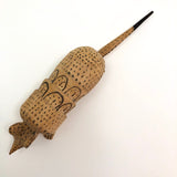 Handmade Mexican Folk Art Wooden Armadillo Attrib. Manuel Jimenez