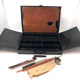 Antique Portable Metal Painter's Box with Palette, 1884 Patent