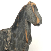 Charming Old Carved and Painted Folk Art Horse