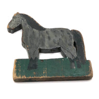 Charming Old Carved and Painted Folk Art Horse